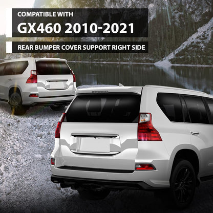 G-PLUS Bumper Support Rear Passenger Side Compatible with LX GX460 2010-2021 5215560100, LX1143120 Black
