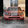 G-PLUS LED DRL Tube Halo Projector Headlights Compatible with Toyota Tacoma 2005 2011,Headlamps w/o Bulbs faros delanteros,Smoke Lens Black Housing Clear Reflector Left Driver & Right Passenger