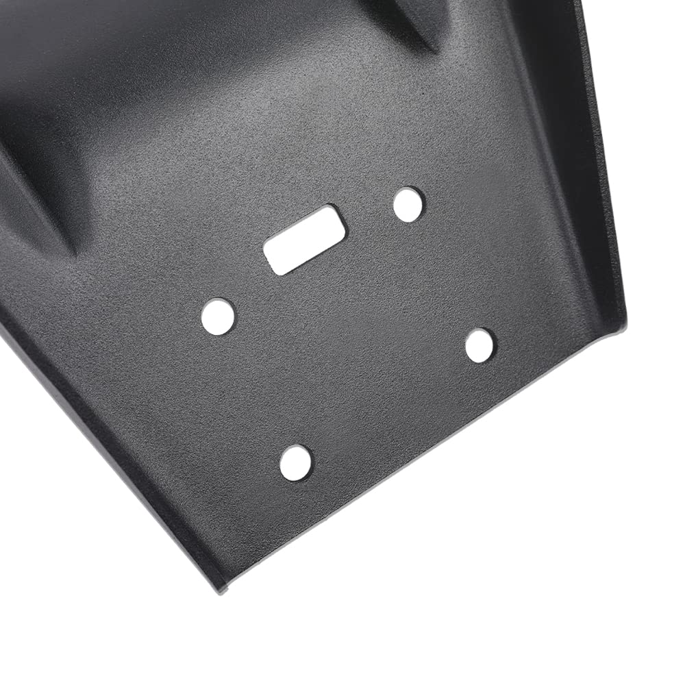 G-PLUS Running Board Mounting Brackets Compatible with Ford F150 2015 2016 2017 2018 2019 2020 2021 2022 Black Rectangular Set of 2