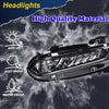 G-PLUS Headlights Assembly, Compatible with 2018 2019 2020 Honda Accord Left Bumper Headlamp, Clear Lens Black Housing Amber Reflector Bumper Headlamps,faros delanteros