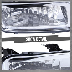 G-PLUS Pair Fog Lights for Ford F150 Lincoln Mark LT 2004-2006 Clear Lens Additional Angle