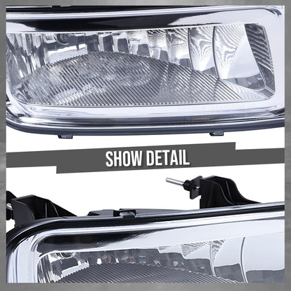 G-PLUS Fog Lights Lamp Set Compatible with Ford F150 2004-2006/ Compatible with Lincoln Mark LT 2006 Driver Left and Passenger Right Side Replacement One Pair Clear Lens
