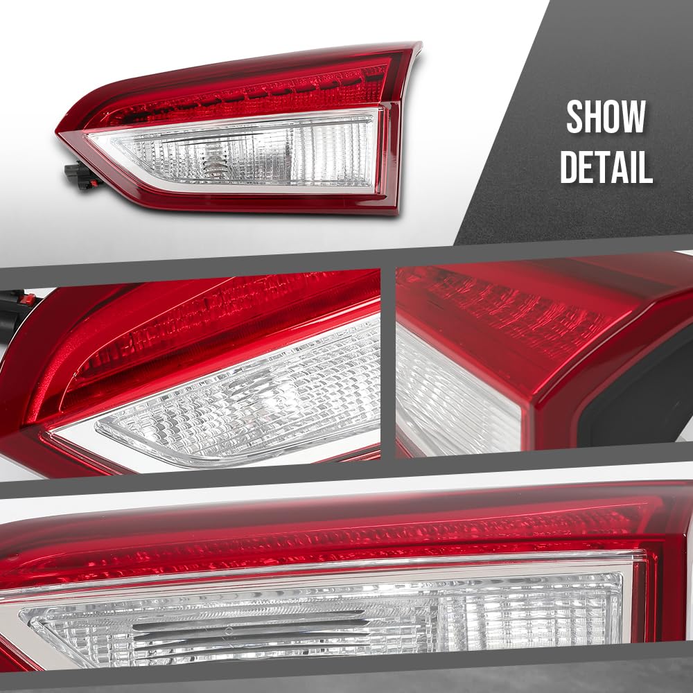 G-PLUS LED Inner Tail Light Passenger Right Side Rear Lamp Compatible with Buick Envision 2019-2020 Red