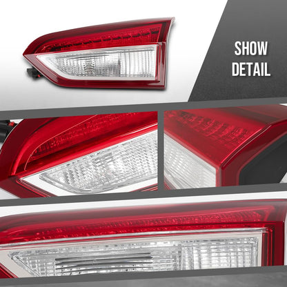 G-PLUS LED Inner Tail Light Passenger Right Side Rear Lamp Compatible with Buick Envision 2019-2020 Red