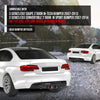 G-PLUS Rear Diffuser Compatible with BMW 3 Series E92 Coupe 2 Door M-Tech Bumper 2007-2013 Not Fit E90, E91 and Regular Bumper Model Rear Bumper Diffuser Lip Glossy Black
