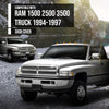 G-PLUS TPE Molded Dash Cover Brown Compatible with 1994 1995 1996 1997 Dodge Ram 1500/2500/3500