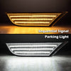 G-PLUS LED Sequential Signal Lamp Side Marker Lights Compatible with Honda Odyssey 2018 2019 2020 2021 2022 33800-THR-A01, 33850-THR-A01 Clear Lens