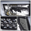 G-PLUS Headlights Assemblies LED Tube Compatible with Ford F150 2009-2014 Headlamps Driver Side & Passenger Side Clear Lens Black Housing Clear Reflector,faros delanteros