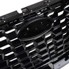 Honeycomb Front Bumper Grille Compatible with Ford Escape 2017-2018 Exterior Grill Glossy Black Protected Grille Guards With Honeycomb Mesh Style