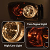 G-PLUS Headlights w/Bulbs Right Passanger Side Compatible with Dodge Ram 1500 2006-2008/Fit Dodge Ram 2500 3500 2006-2009,Clear Lens Chrome Housing Amber Reflector Bumper Headlamps,faros Assembly