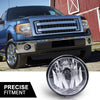 G-PLUS Fog Light w/Bulb Compatible with Ford F150 2011-2014/Fit Lincoln Mark LT 2011-2014 Front Bumper Fog Lamp Clear Lens faros antiniebla FO2592229 BL3Z15200A Left or Right Side