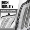 G-PLUS DRL Daytime Running Lights Pair LED Left & Right Compatible with Volvo XC60 2010-2013 31290873, 31290874 White