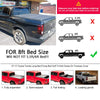 G-PLUS Hard Tri-Fold Truck Tonneau Cover Folding Truck Top Coverscompatible with Toyota Tundra 2007-2013 8' feet Long Bed