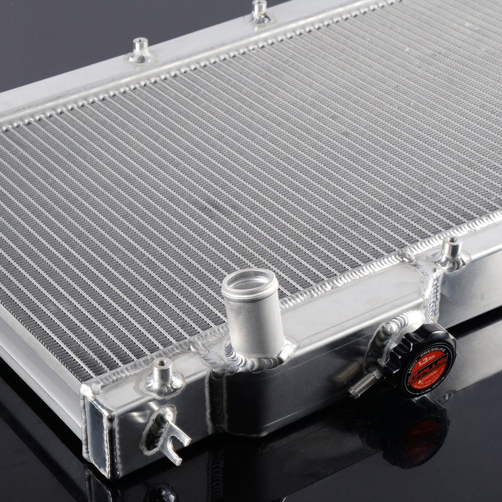 Aluminum Racing Cooling Radiator Replacement For MAZDA MIATA MX5 1.6L 1.8L MT 1990 1991 1992 1993 1994 1995 1996 1997