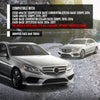 G-PLUS Pair Bumper Face Bar Trims Molding Step Pads Compatible with Benz E550 Base 2014-2017 2078850874, MB1047131 Silver
