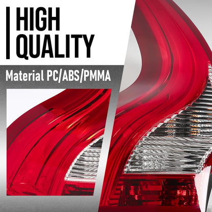 G-PLUS LED Tail Light Left Driver Side Compatible with Volvo XC60 2011-2017 VO2800104, 31323034 Tail Lamp Red