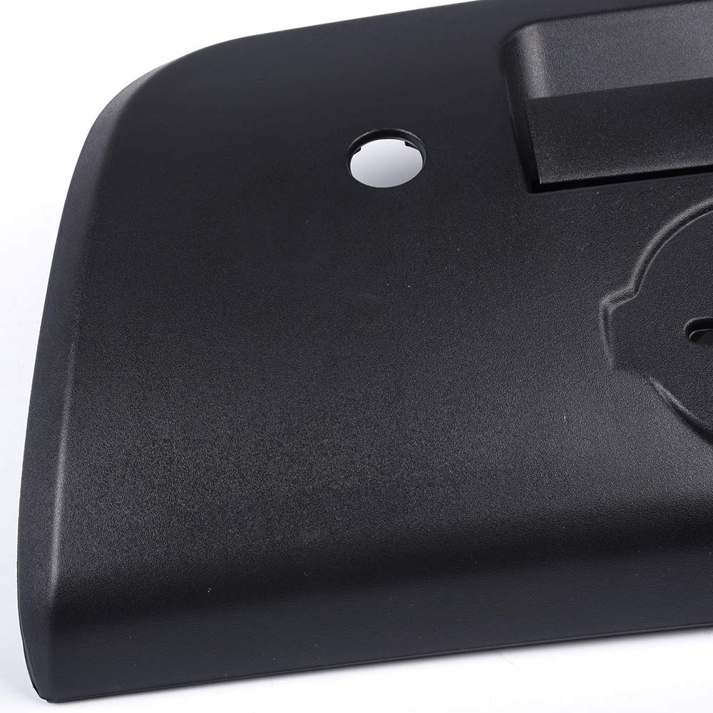 G-PLUS Tailgate Handle with Bezel Keyhole Replacement for 2001-2004 Nissan Frontier Textured Black Lift Gate Rear Outside Latch Replacement 906069Z400, 906068Z400