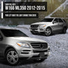 G-PLUS Pair Left Right Fog Light Chrome Trim Cover Compatible with Benz W166 ML-Class ML350 2012-2015 1668850774, 1668850874 Silver