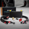 AN10-10AN 19 Row Engine Oil Cooler (Black, 19 Row English-style B)