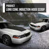 G-PLUS Cowl Induction Hood Scoop - 38" L x 4 ½" H x 27" W- Black ABS