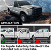G-PLUS Rocker Panel Inner & Cab Kit Compatible with Ford F250 F350 F450 Super Duty 2 Door Regular Cab 1999-2016/Fit for Regular Cabs Only/Not Fit Extended Cabs or Crew Cabs 6 PCS, Black
