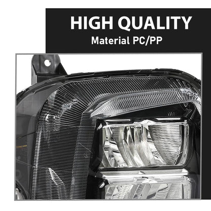 G-PLUS Right Side LED Headlight,Compatible with Hyundai Tucson 2022-2024,92102N9150, HY2503264 Black