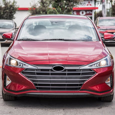 G-PLUS Front Upper Bumper Grille Compatible with Hyundai Elantra 2019-2020 Chrome Product Image
