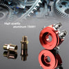 M20x1.5 Aluminum Oil Filter/Cooler Sandwich Block Adapter Gauge Sensor Plate AN10 Red