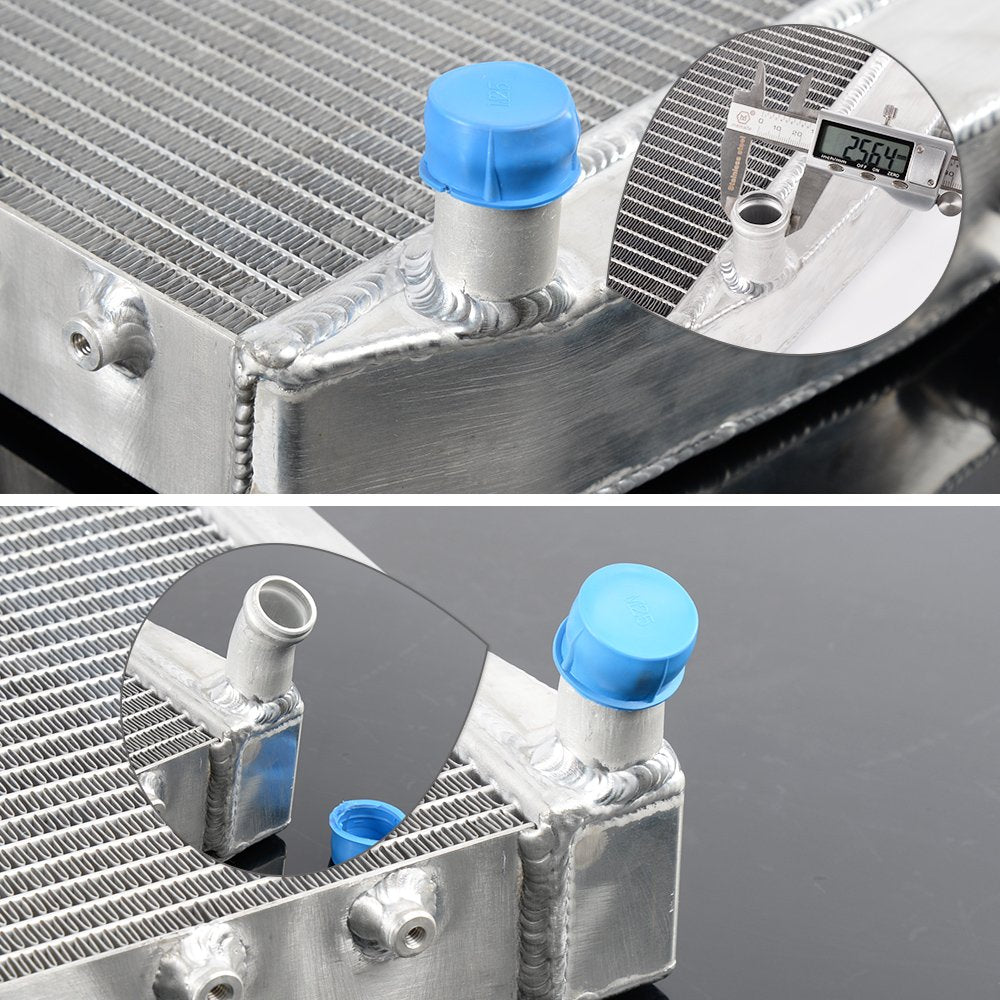 2 Row Core 50mm Racing Aluminum Radiator Stop Leak Compatible For AUSTIN ROVER MINI COOPER 1275 MT 1967-1991
