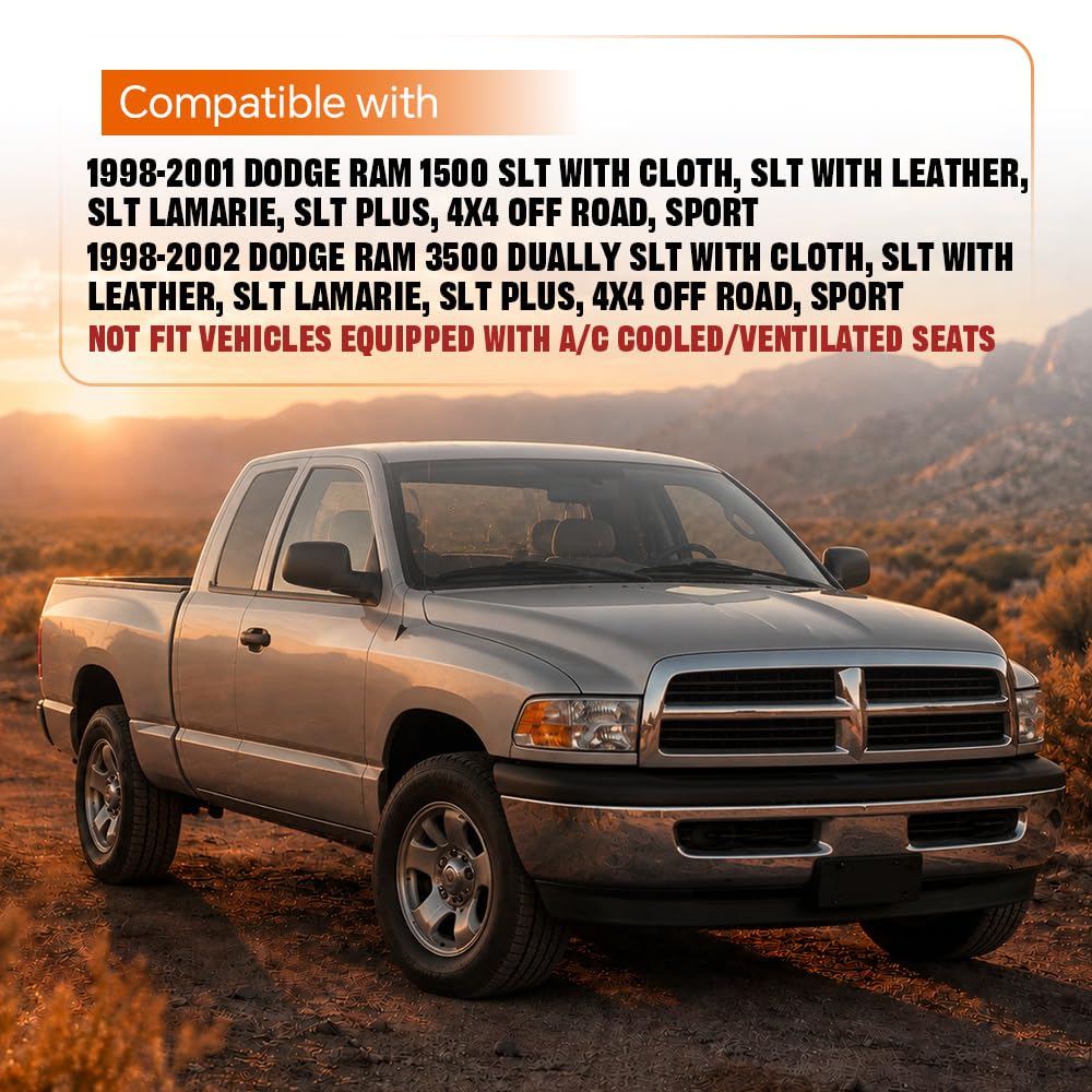 G-PLUS Front Driver Side Seat Cushion Seat Foam Pad Compatible with Dodge Ram 2500/3500 SLT 1998-2002 / Ram 1500 1998-2001