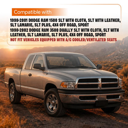 G-PLUS Front Driver Side Seat Cushion Seat Foam Pad Compatible with Dodge Ram 2500/3500 SLT 1998-2002 / Ram 1500 1998-2001