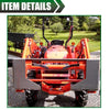 G-PLUS Skid Steer Mount Plate 5/16 Thick Heavy Duty Quick Attachment Loader Plate Replacement,Easy to Weld or Bolt to Different Accessories