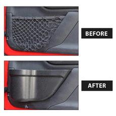 G-PLUS Front Door Storage Pocket for Jeep Wrangler JK JKU 2-4 Door 2011-2018 Product Features