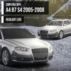 G-PLUS Headlight Lens Cover Compatible with Audi A4 B7 S4 2005-2008 Left & Right Pair Front Headlamp Lens Cover Clear