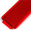 2 PCS Red Premium Interior Front Rear Door Entry Light Reflector Panels Compatible With Ford Super Duty F250 F350 F450 F550 1999-2007 / Excursion 2000-2005