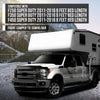 G-PLUS Front Camper Tie Downs Bar Compatible with Ford F250 F350 F450 Super Duty 2011-2016 8 Feet Bed Length Black