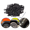 G-PLUS Universal Fender Flare Hardware Kit Pocket/Rivet Style Fender Flares Screw/Bolt Hardware Kit Set Black