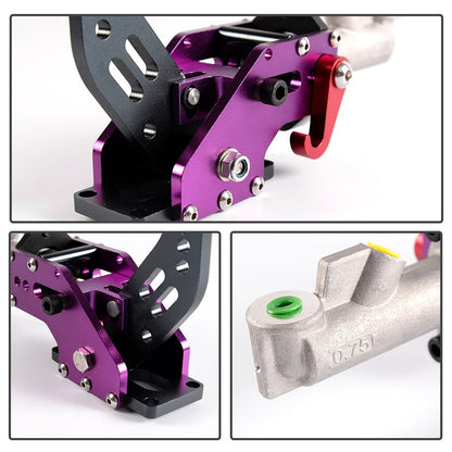 G-PLUS Universal Hydraulic Handbrake ebrake Racing Drift Parking Emergency Brake Lever Purple