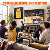 G-PLUS Jersey Frame Display Case,32" Jersey Shadow Box Lockable with UV Protection Acrylic and Hanger for Basketball Football Sport Shirt