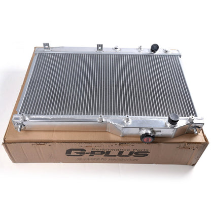 2 Row Aluminum Racing Radiator Stop Leak Compatible For Honda S2000 2.0L/2.2L 2000-2005 MANUAL