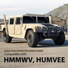 G-PLUS Gear Hub Retainer Shims 10PCS for Humvee HMMWV Front View