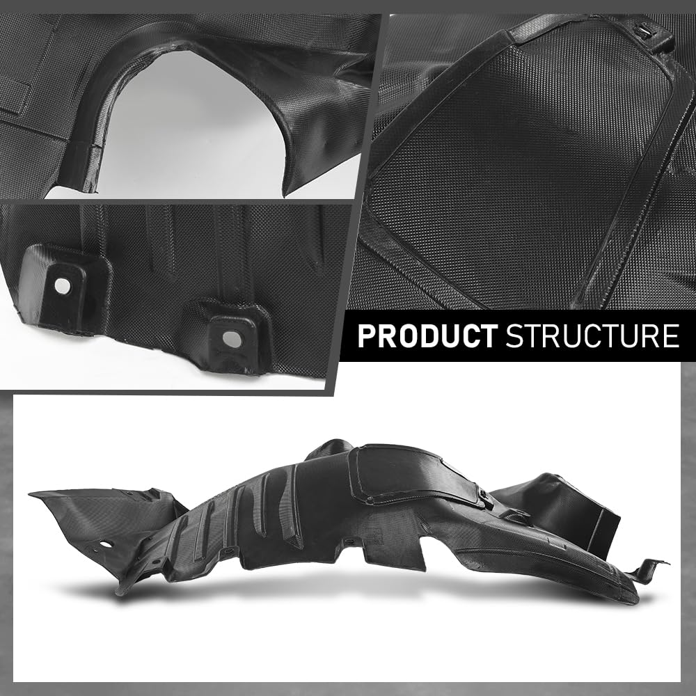 G-PLUS Front Left Side Fender Liner Compatible with Benz E400 2015-2017,Fit Benz E550 2014-2017,Fit Benz E350 2014 MB1248176