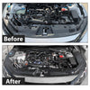 G-PLUS Engine Bay Side Panel Covers Left and Right Side Compatible with Honda Civic 2016 2017 2018 Long Version X Gen 10 Generation 2 PCS