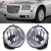 G-PLUS Front Bumper Driving Fog Lights w/Bulb Compatible with Jeep Grand Cherokee 2005 2006 2007 2008 2009 2010 Fit Jeep Commander 2006 2007 2008 2009 2010 CH2592138, CH2592138, 4805859AA Clear Lens