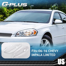 G-PLUS Headlight Lens Cover 2PCS for Chevy Impala Limited 2006-2016 Clear Side View