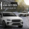 G-PLUS Front Bumper Molding Trim Cover Right & Left Compatible with Volvo XC60 2022 2023 2024 32227905, 32227906 Silver