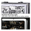G-PLUS LED Headlights Head Lamps Fit Dodge Ram 1500 1994-2001/Fit Dodge Ram 2500 3500 1994-2002 Left & Right Clear Lens Chrome Housing Amber Reflector Bumper Headlamps w/o Bulbs,faros Assembly