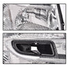 G-PLUS Headlights Assembly Compatible with Chevy Equinox 2005 2006 2007 2008 2009,Left & Right Front Halogen Headlamps Clear Lens Chrome Housing Amber Reflector,faros delanteros