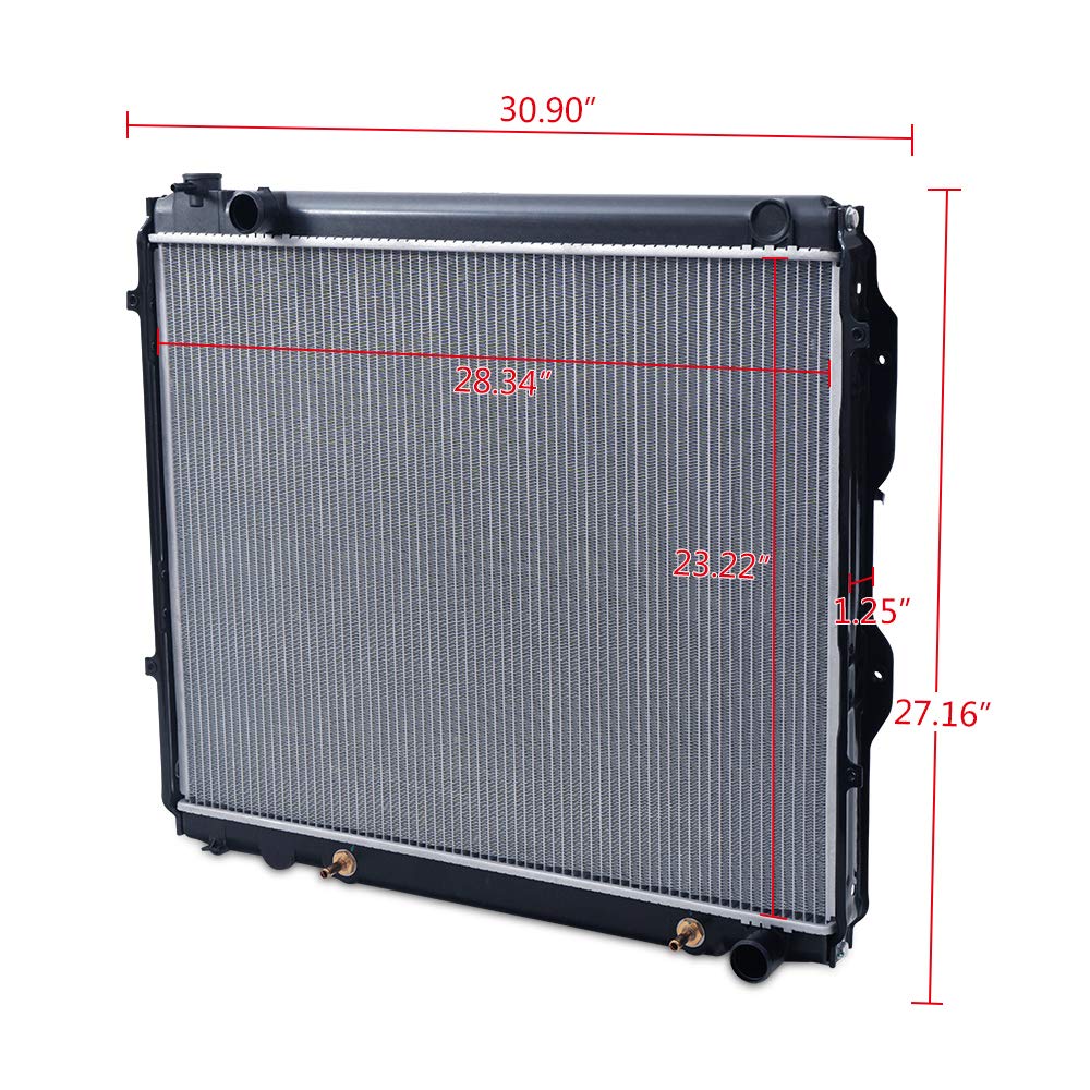 Aluminum Radiator Replacement For Toyota Tundra Base 2005-2006 / Compatible For Toyota Tundra Limited SR5 2000-2006 4.7L V8