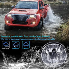G-PLUS Fog Lights Assembly 2PCS for Toyota Tacoma 2005-2011 Tundra 2007-2013 Clear Lens Front View